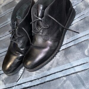 Cole Haan Black Chukka Boots with Timeless Design
